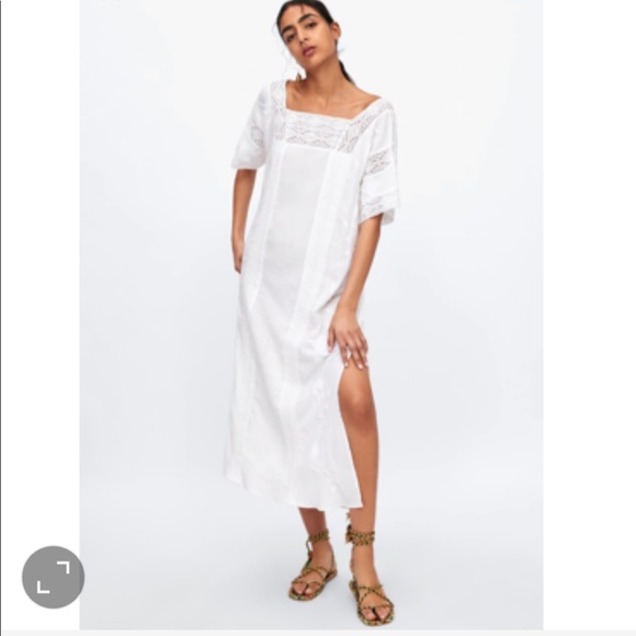 Zara Dresses & Skirts - Zara Embroidered Maxi